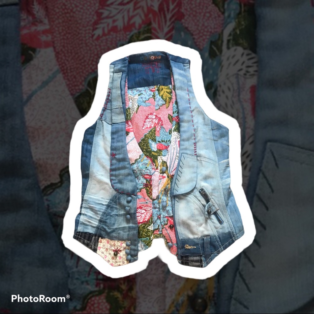 Limited Edition Desigual Denim Vest